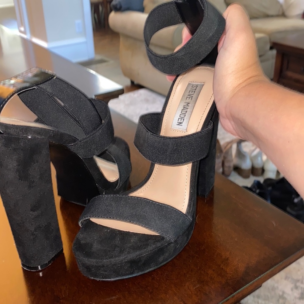 Steve Madden Black Heels